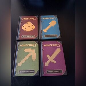 Minecraft Handbook Collection - Red, Blue, Green, Purple
